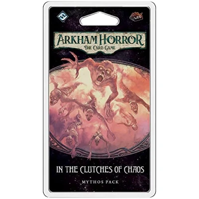 Image de Fantasy Flight Games , Arkham Horror the Card Game: Mythos Pack 4.5. In Clutches of Chaos Game Ages 14+ 1 to 4 Players 60 120 Minutes Playing Time