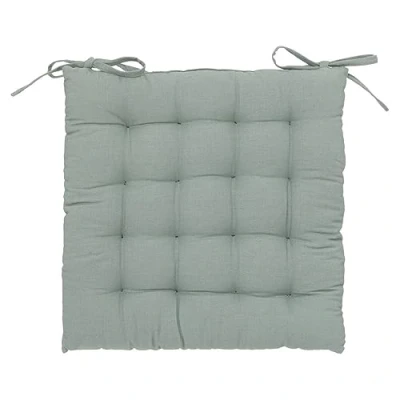 Image de Atmosphera Coussin de chaise Anjali Coton Cannelle 38 x cm Vert céladon