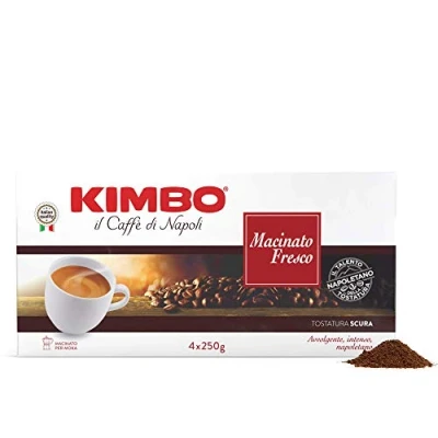 Image de Kimbo Caff, Macinato fresco 250g (Pacco da 4)