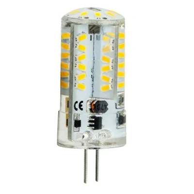 Image de 1 ampoule LED G4 4 W 12 V AC DC 57 x 3014 SMD 3000 K Blanc chaud Remplace les ampoules halogènes de 40