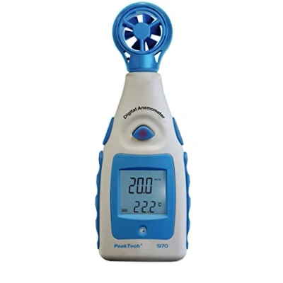 Image de PeakTech P 5170 Anemomètre numérique à vitesse du vent avec mesure de la température supplémentaire