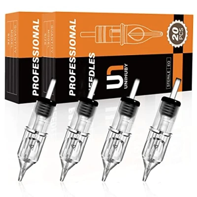 Image de Aiguilles de Tatouage RL Mix Unihuby 40pcs Cartouche 1203RL 1205RL 1207RL 1209RL Round Liner