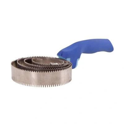 Image de Premiere Etrille Soft Grip avec 4 Lames Acier Inoxydable Cobalt/Bleu clair