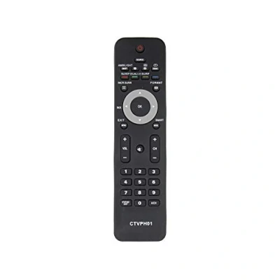 Image de Common TV Télécommande Universelle (Compatible avec Philips) Couleur Noir CTVPH01
