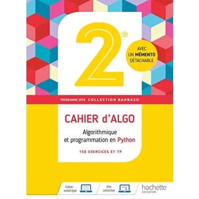 Image de Barbazo algo 2nde Cahier d&#039;exercices Ed. 2019 Livre d’occasion Très bon