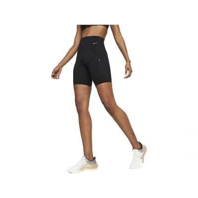 Image de Nike Performance W NK DF GO HR 10&quot; Short Collants, Femme, Taille: XXL, Black