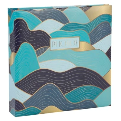 Image de Exacompta Réf. 62662E Carton de 6 albums photos à pochettes OCEAN 200 10 x 15 cm 100 pages 22,5 22 couverture recouverte d&#039;un pelliculage mat