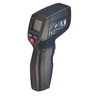 Image de Amazon Basics Thermomètre infrarouge compact, Écran Lcd, Noir (Anciennement marque AmazonCommercial)