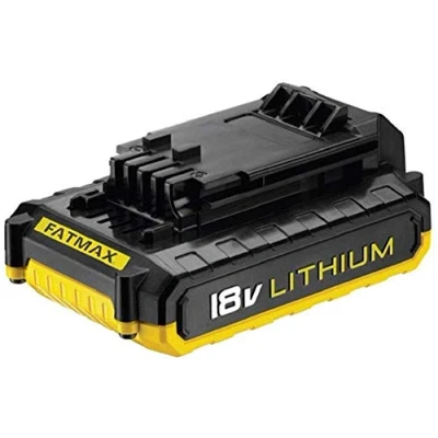 Image de Stanley Fatmax Batterie Lithium Ion 18V 2Ah Compatible Gamme Robuste et Ergonomique FMC687L XJ