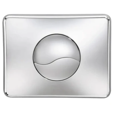 Image de Siamp Plaque de commande WC murale Verso 800, chromé brillant SIAPL31185410