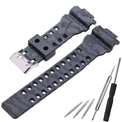Image de WRISTARMOR Bracelet de montre rechange en résine pour Casio G Shock GD120/GA 100/GA 110/GA 700