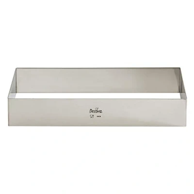 Image de Decora 0063810 Rectangle en Acier Inoxydable 60 X 40 H 4,5 CM