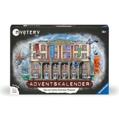 Image de Ravensburger Mystery Pro 23853 Calendrier de l&#039;Avent Le musée du Voyage dans Temps Fou 24 énigmes pour Les Amateurs d&#039;EXIT à partir 14 Ans