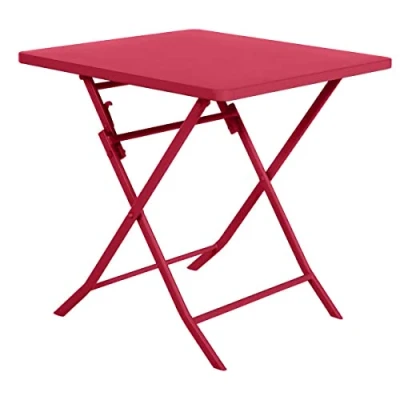 Image de Hespéride Table de Jardin Pliante carrée Greensboro Grenade