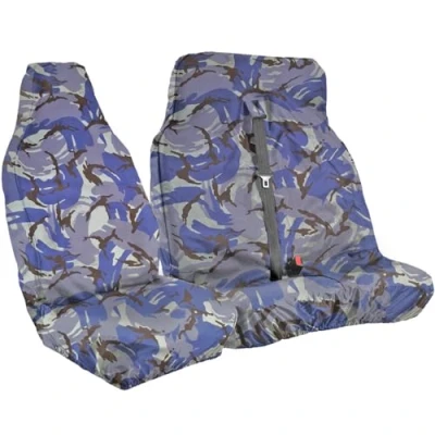 Image de FORD TRANSIT VAN Motif Camouflage bleu Housses Simple + double