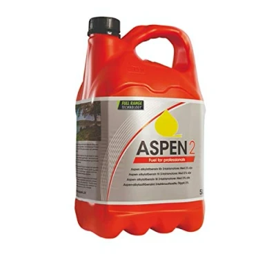 Image de Carburant Husqvarna Aspen de 5 litres  Mélange 2 temps pour tronçonneuse, débroussailleuse