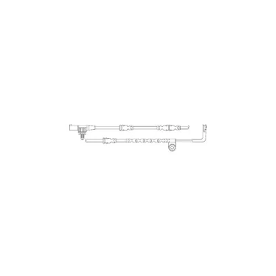 Image de DELPHI LZ0228 Kit de contact avertisseur, usure des plaquettes freins