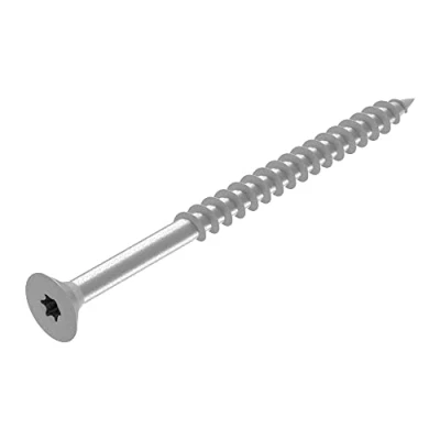 Image de SECCARO Lot de 150 vis à bois pour panneaux d&#039;aggloméré, 4 x 60 mm, en acier inoxydable V2A VA A2, avec filetage partiel, TX/six pans creux
