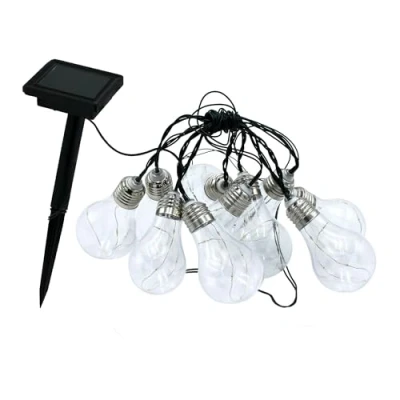 Image de Guirlande lumineuse solaire LUMISKY FANTASY STAR SOLAR 3.75 m 10 ampoules cuivre micro LED blanc chaud
