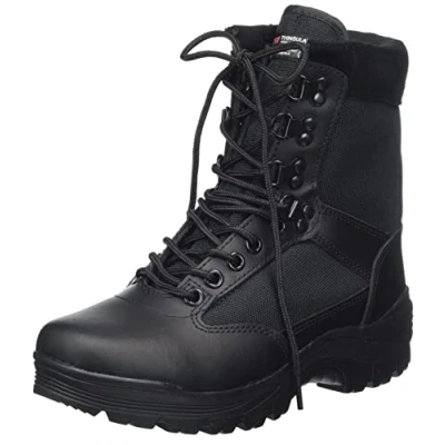 Image de Tactical Bottines à fermeture Éclair YKK Kaki, Noir, 39 EU