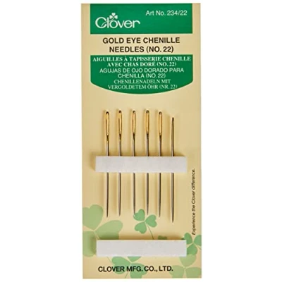 Image de Clover aiguille chas doré n22