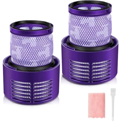 Image de Filtre pour Dyson V10 SV12, Morpilot 2 Filtres Cyclone SV12 Series Aspirateurs Absolute Animal Motorhead Total Clean, Pack Lavable de Rempalcement Pièce DY 969082 01