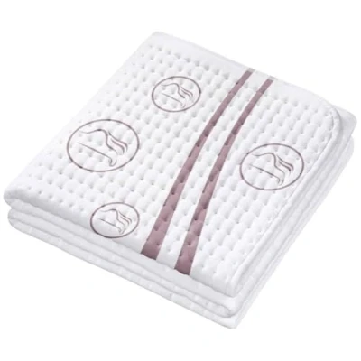 Image de Beurer UB 90 Surmatelas chauffant confort, 150 x 80 cm, matelas souple avec 2 zones de température, 9 niveaux retour automatique et Eco Control, lavable en machine