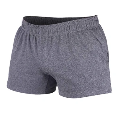 Image de Hommes Gym La Musculation Faire des Exercices Men Short Coton Style B Dark Gris, 3 Inseam Thick Fabric with Pockets XL