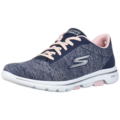 Image de Skechers Femmes Chaussures Athlétiques Couleur Multicolore Navy/Pink Taille 40 E