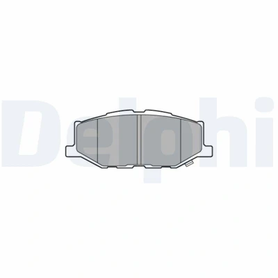 Image de Kit de plaquettes frein, frein à disque DELPHI LP3637, Avant