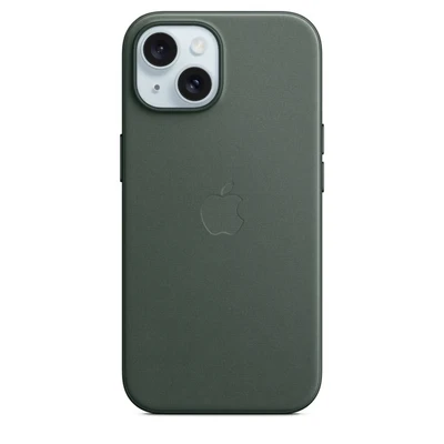 Image de Apple MagSafe Textiel Back Cover Vert iPhone 15