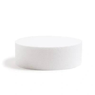 Image de Decora, 0173819 Disque Rond en polystyrène, Idéal comme modèle pour réaliser des gâteaux à étages, Bords Droits, Ø 50 X H 10 CM.