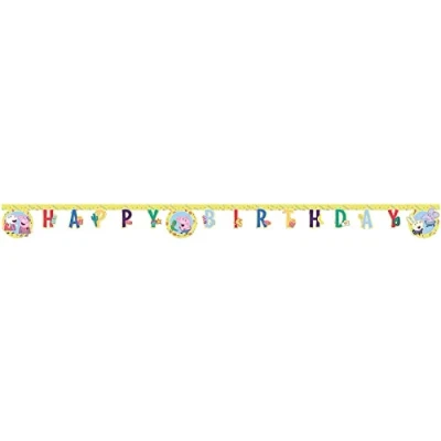 Image de Guirlande Happy Birthday Peppa Pig 2 m Multicolore Taille Unique
