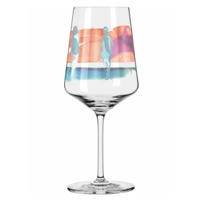 Image de Ritzenhoff 2841009 Verre à apéritif 500 ml série Sommerrausch n 9 avec motif aquarelle coloré Made in Germany