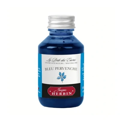 Image de Jacques Herbin 17013T Flacon d&#039;encre à écrire 100ml Stylo plumes, stylos roller Bleu pervenche