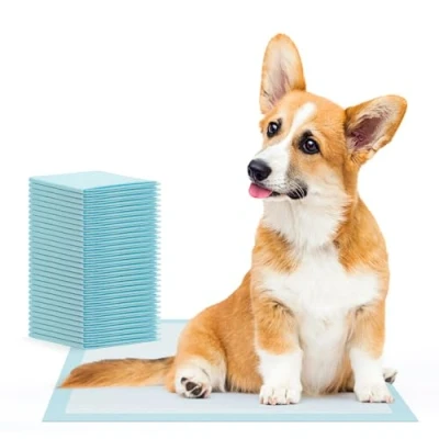 Image de 150x ARNOMED tapis pour chiots, accessoires chiots en 60x60cm, chiens de petite taille, absorbant à usage unique, pipi 5 couches, Puppy Pads
