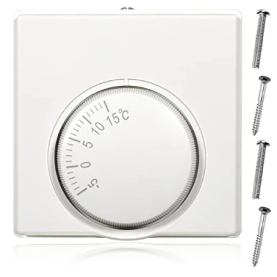 Image de T F C Group LLP Tower Thermostat de chauffage avec contrôle à cadran et protection contre le gel Sans tension