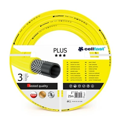 Image de Cellfast 1702156100 Plus Tuyau d&#039;arrosage Jaune 1&quot; 25 m