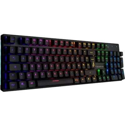 Image de SureFire Kingpin M2 Clavier Gaming Mécanique Français, Multimedia Keyboard Full Size, RGB avec Lumineux, 100% Anti Ghosting, Français AZERTY