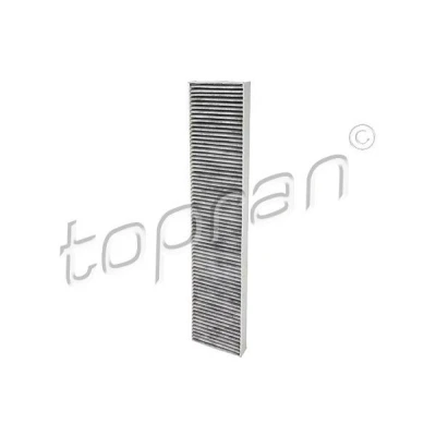 Image de TOPRAN 108 653 Filtre d&#039;habitacle à charbon actif, Cartouche filtrante, avec action absorbant les odeurs 535 111 30 rectangulaire