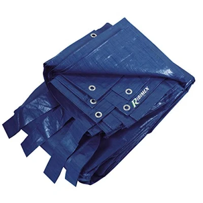 Image de Ribimex PRBP14005X08 Bâche de piscine rectangulaire 5 x 8 m, Bleu, m