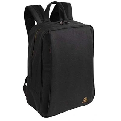 Image de Exacompta Réf 17934E Sac à Dos Smart Exactive Compartiment Protégé pour Ordinateur Portable Passant au Glisser le sur une Poignée Téléscopique Dimensions: 32 x 41 15 cm Noir