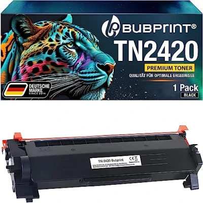 Image de Bubprint Cartouche de Toner Compatible pour Brother TN 2410 2420 DCP L2510D L2530DW L2550DN HL L2310D L2350DW L2370DN L2375DW MFC L2710DN L2710DW L2730DW L2750DW