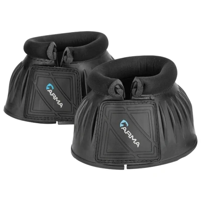 Image de Arma by Shires Cloches d&#039;Obstacles Soft Top Noir Poney