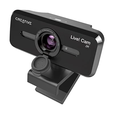 Image de Creative Labs Live! Cam Sync V3 webcam 5 MP 2560 x 1440 pixels USB 2.0 Noir Neuf