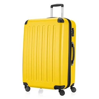 Image de HAUPTSTADTKOFFER Spree Valise plus Grande de soute, Trolley Rigide ABS, TSA, extensible, extra léger, 4 roues, 75 cm, 119 L, Jaune