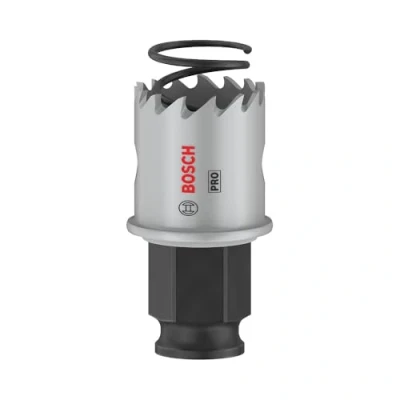 Image de Bosch 1x Scie trépan PRO Sheet Metal Power Change Plus (pour Tôles en acier inoxydable, acier, Ø 25 mm, Professional Accessoire Perceuses/visseuses rotatives)