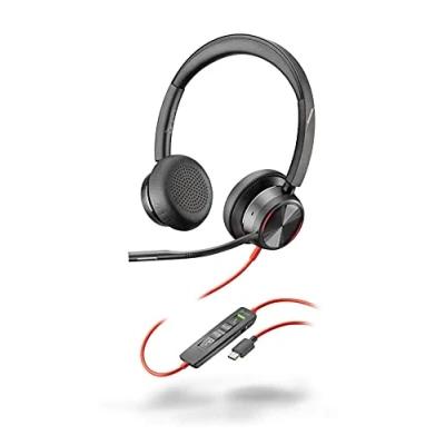 Image de POLY Blackwire 8225 Casque Avec fil Arceau Bureau/Centre d&#039;appels USB Type C Noir Neuf