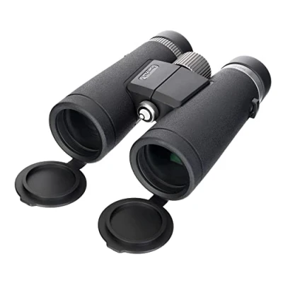 Image de Levenhuk Nitro Ed 8x42 High Power Waterproof Field Binoculars with Pouch, Strap and Protective Caps in The Kit