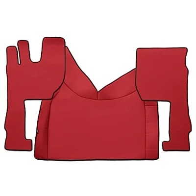Image de F CORE Tapis de entierement Le Sol Camion compatibilité pour Volvo FH 4 01.13 12.19 5 01.20 AUTOMAT Rouge